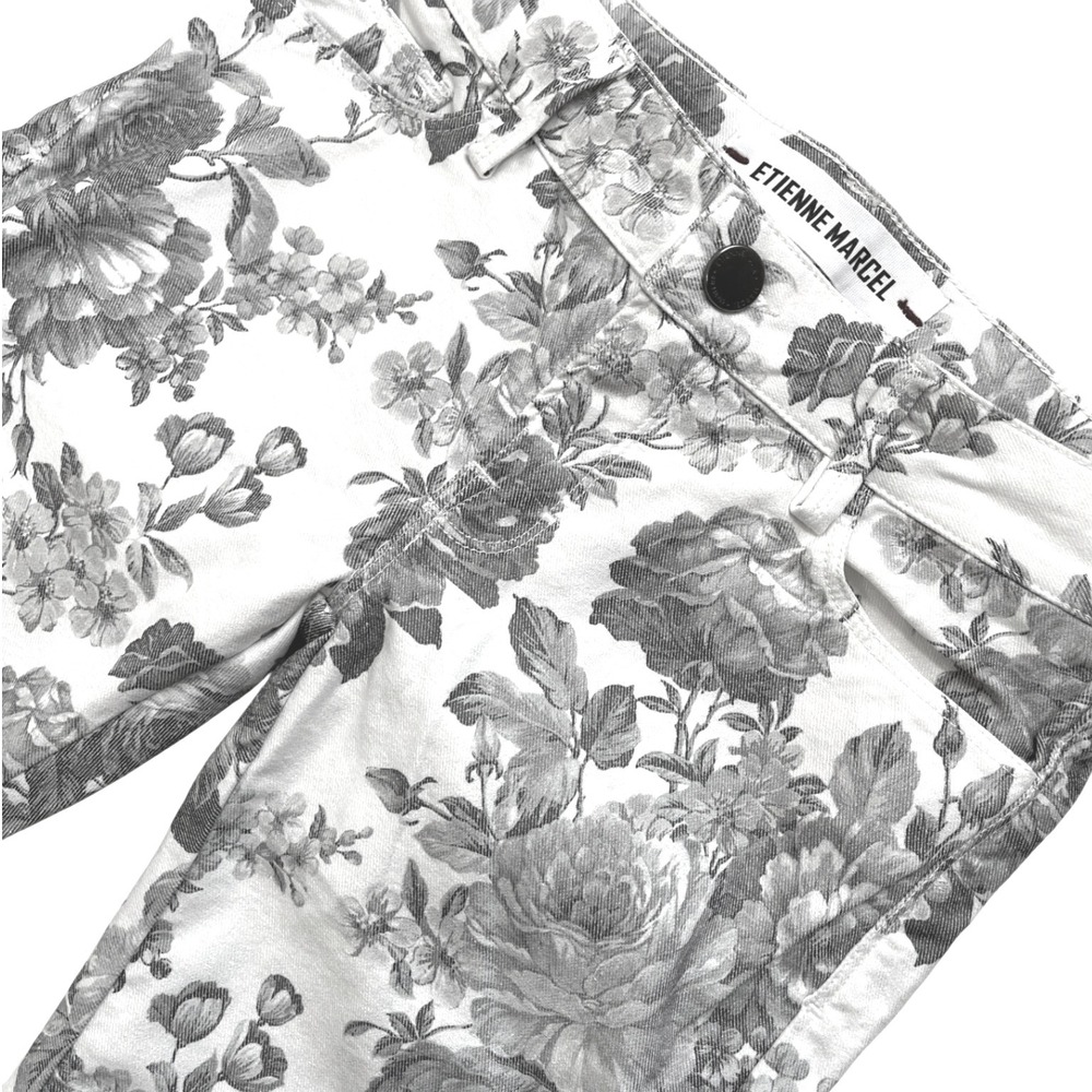 Etienne Marcel Women's Floral Skinny Jeans‎ Size 26 Flower Print (MSRP $216)